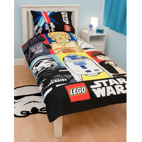Lego Star Wars Panel Single Bed Duvet Quilt Cover Set