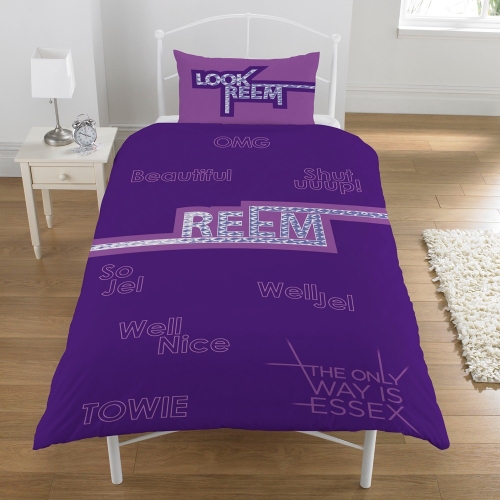 The Only Way Is Essex Towie Panel Single Bed Duvet Quilt Cover Set