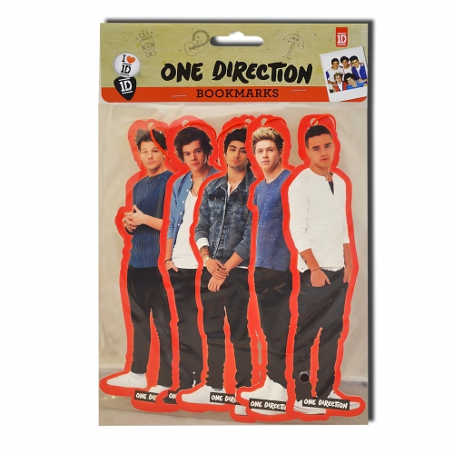 One Direction 5 Pk Bookmark Stationery