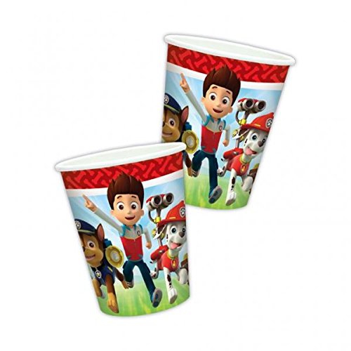 Nickelodeon Paw Patrol 8 Pack '266 Ml' Cups Party Accessories