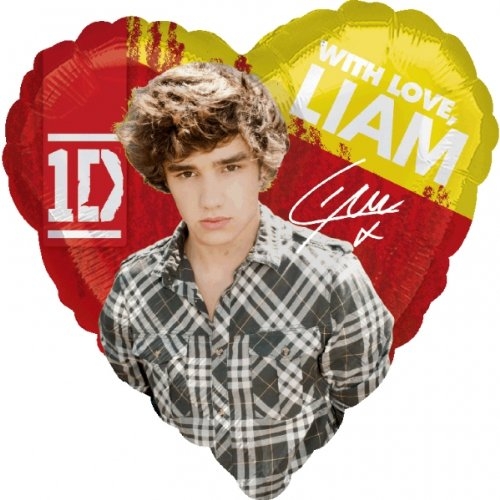One Direction Liam Heart Shaped Balloon Party Accessories