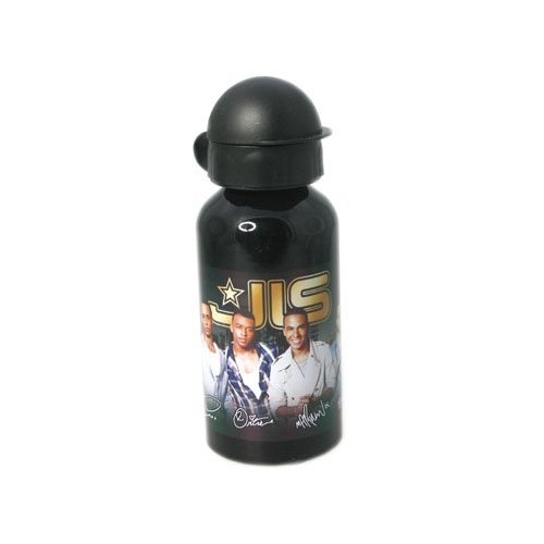 Jls 'Black and Gold' Aluminum Water Bottle