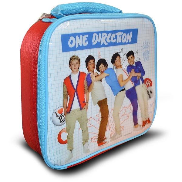 One Direction 'Grid Trapezoid' School Premium Lunch Bag Insulated