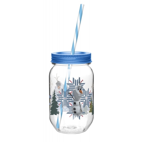 Disney Frozen 'Olaf' Can Jar Tritan Bottle