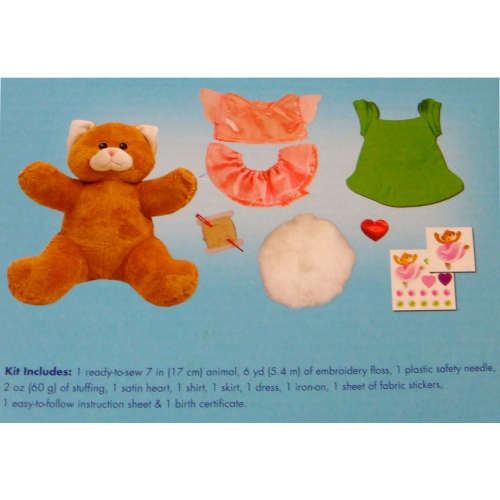 Build a Bear Workshop 'Tabby Kitty Ballerina' 7 inch Make and Play Kids Creativity