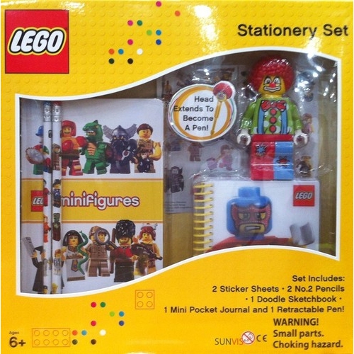 Lego 'Classic' 7 Piece Boxed Stationery Set