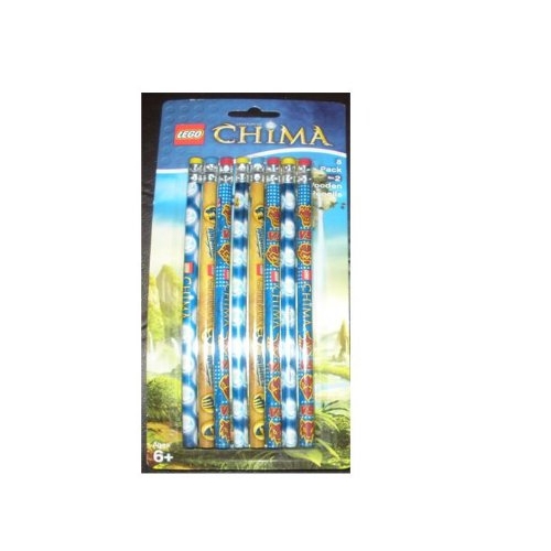 Lego Chima 8 Pk Pencil Set Stationery
