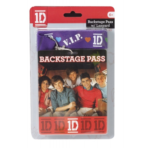 One Direction 1d Vip Backstage Pass Lanyard Unisex Accessories
