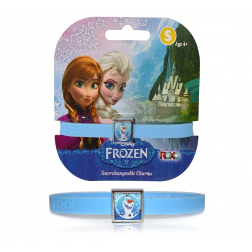 Disney Frozen 'Blue' Small 1 Charm Gummy Bands Girls Accessories