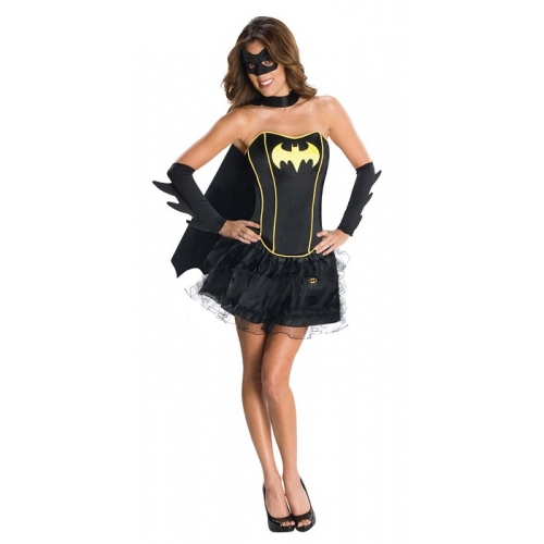 Secret Wishes Batman Batgirl Adult Corset Medium Costume
