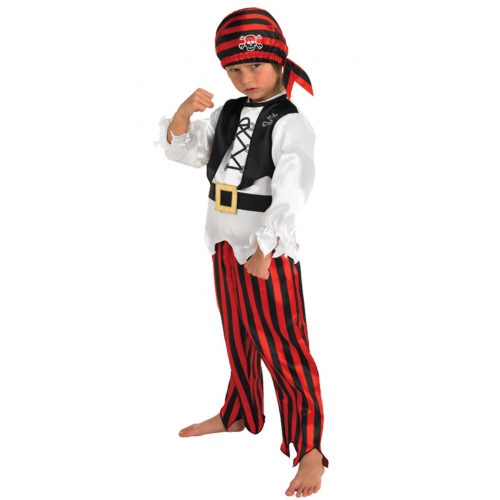Raggy Pirate Medium 5 6 Years Costume