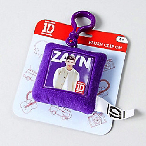 One Direction 'Zayn' Plush Square Shaped Backpack Clip School Bag Rucksack