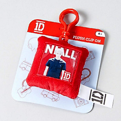 One Direction 'Niall' Plush Square Shaped Backpack Clip School Bag Rucksack