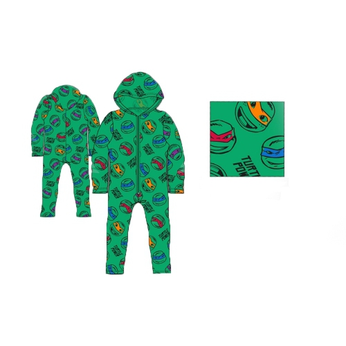 Teenage Mutant Ninja Turtles Hooded Suit Fleece 9 To 10 Years Jumpsuit