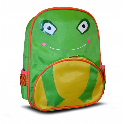 Non Branded Frog Front Pocket School Bag Rucksack Backpack