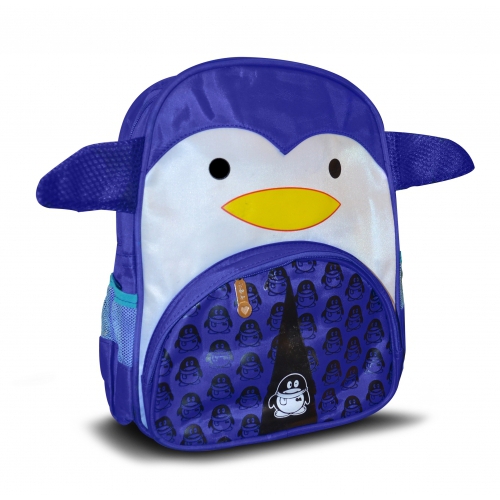 Non Branded Penguine Front Pocket School Bag Rucksack Backpack