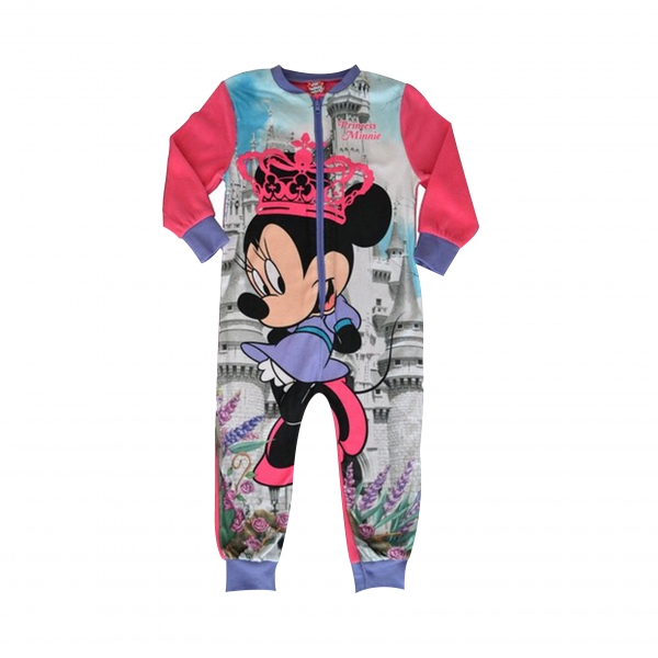 Minnie Mouse Fleece Girls 2-8 Years Jumpsuit