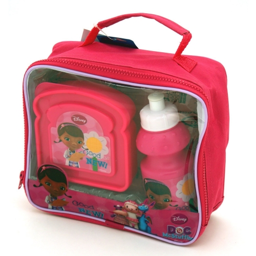 Disney Doc Mcstuffins School Lunch Bag Kit