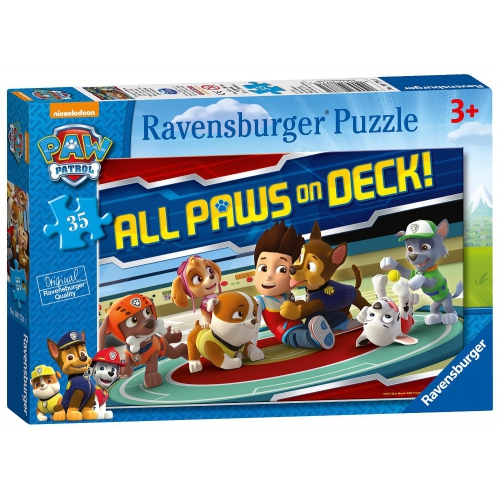 Nickelodeon Paw Patrol 'All Paws on Deck' 35 Piece Jigsaw Puzzle Game