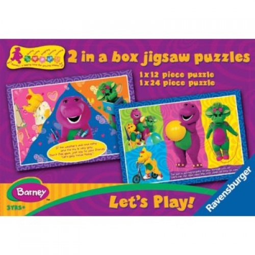 Barney Let' S Play 12 24 Piece 2 Jigsaw Puzzle Game