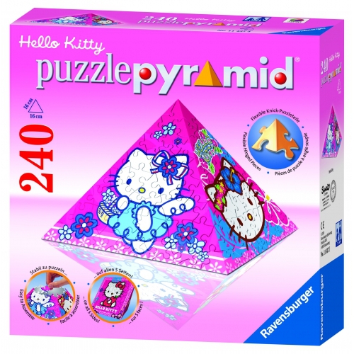 Hello Kitty 'Pyramid' 3d 240 Piece Jigsaw Puzzle Game