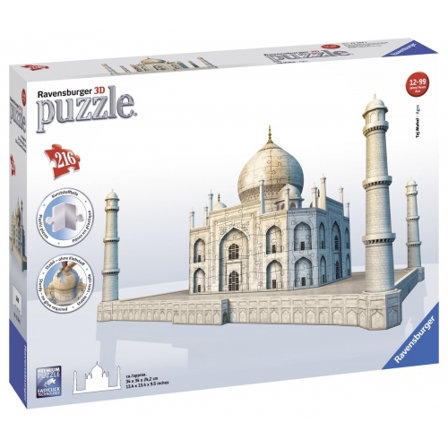Taj Mahal Agra '3d' 216 Piece 3d Jigsaw Puzzle Game