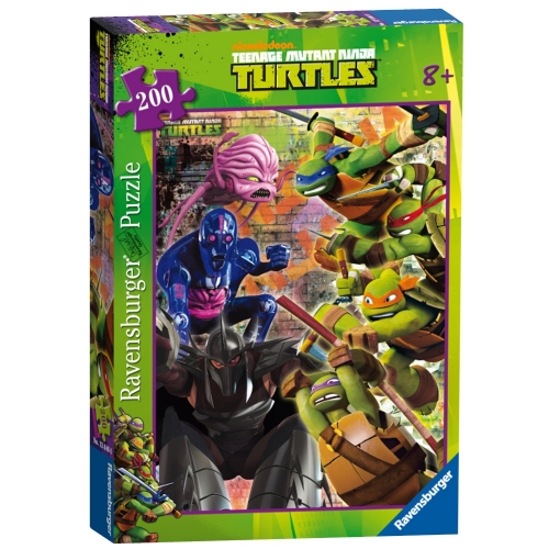 Teenage Mutant Ninja Turtles 200 Piece Jigsaw Puzzle Game