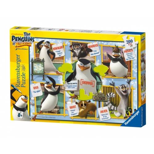 The Penguins of Madagascar 200 Piece Jigsaw Puzzle Game