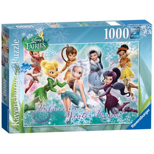 Disney Fairies 'Winter Wonderland' 1000 Piece Jigsaw Puzzle Game