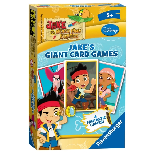 Disney Jake and The Never Land Pirates Giant Card Game Puzzle