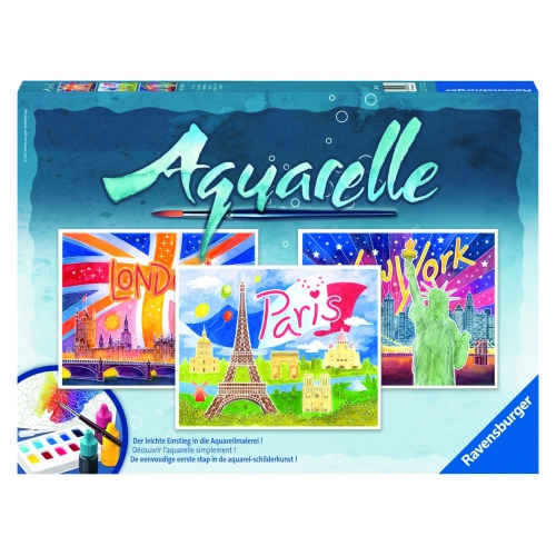 Aquarelle Maxi 'World Cities' Watercolor Stationery