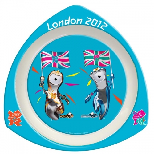 Mascot Olympics London 2012 Triangular Shaped Plate