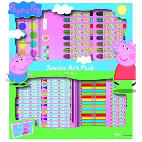 Peppa Jumbo Art 105 Pcs Set Stationery