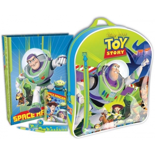 Disney Toy Story Filled Stationery School Bag Rucksack Backpack