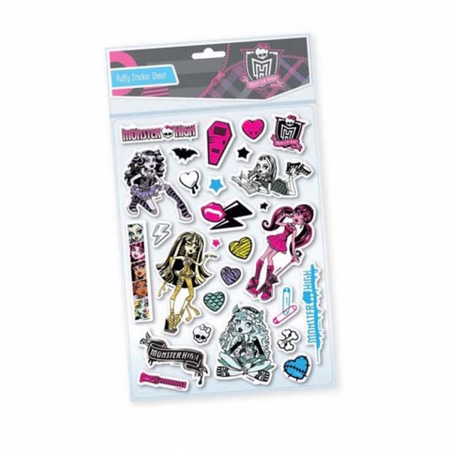 Monster High 'Puffy' Padded Sticker Wall Decoration