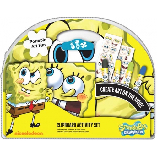 Spongebob Squarepants Clipboard Activity Set Stationery
