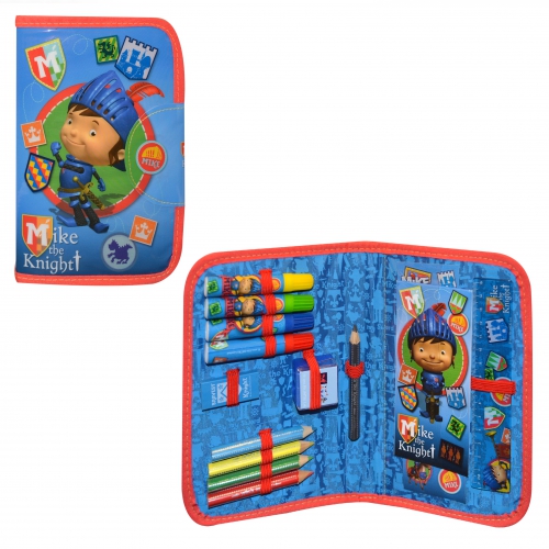 Mike The Knight Chunky Filled Pencil Case Stationery