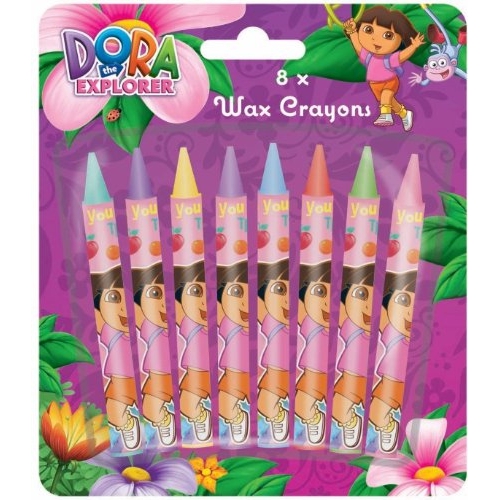 Dora The Explorer 8 Pk Chunky Crayon Stationery