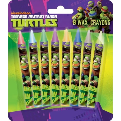 Teenage Mutant Ninja Turtles 8 Pk Chunky Crayon Stationery