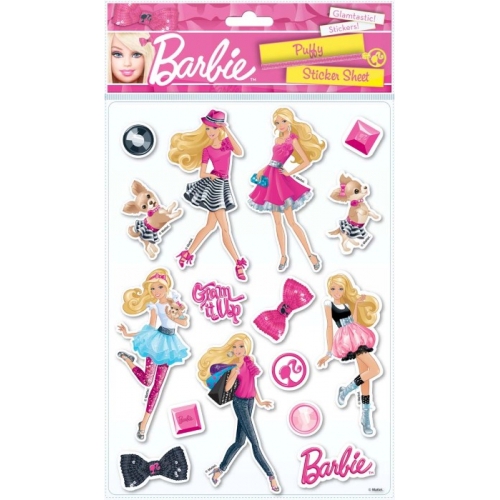 Barbie Pinktastic Padded Sticker Wall Decoration