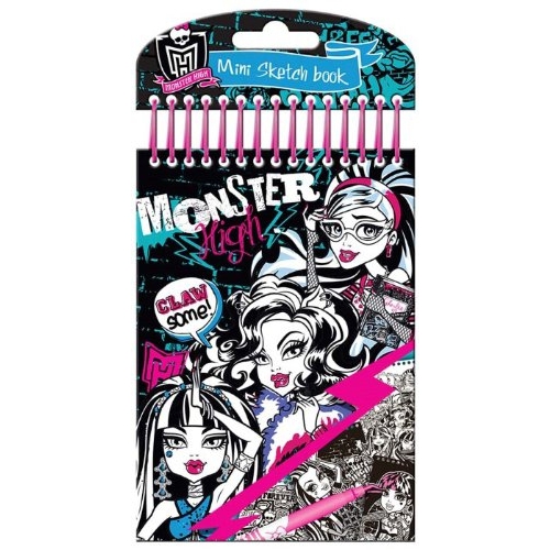 Monster High Mini Sketch Book Stationery