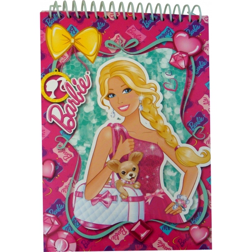 Barbie A5 Wiro Scribble Pad Stationery
