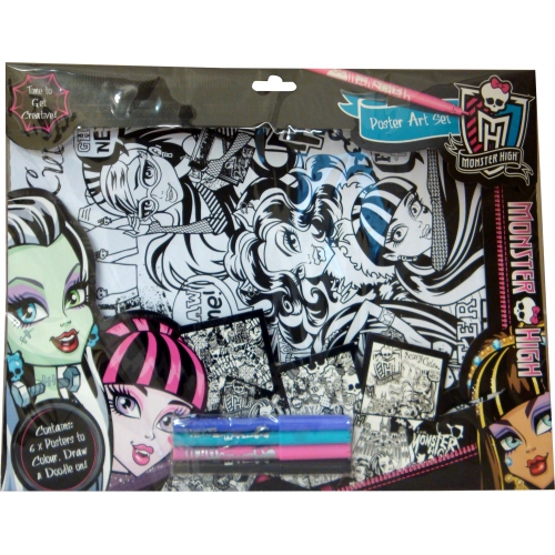 Monster High 'Poster Art Set' Set Stationery