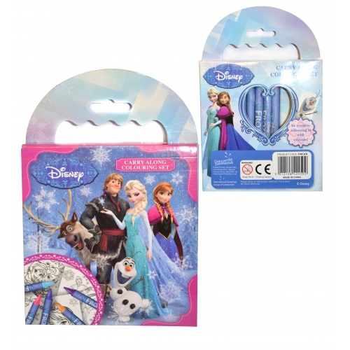 Disney Frozen 'Carry Along' Colouring Set Stationery