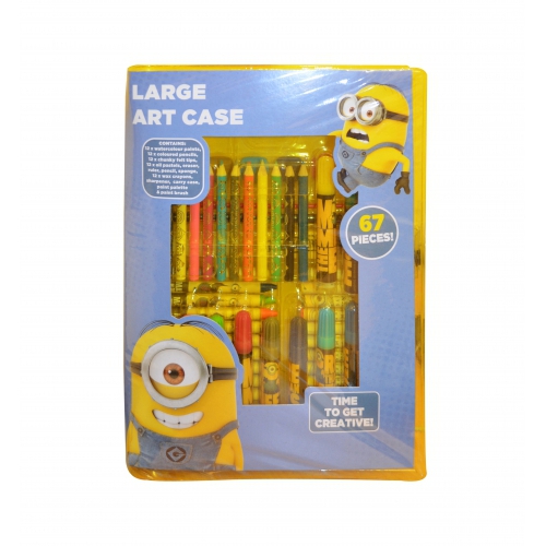 Despicable Me Minions 67 Pc Large Art Case Stationery
