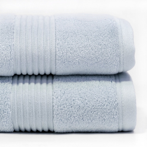 Towel Plain Dye Zero Twist 550gsm Duckegg Face