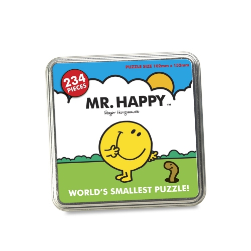 Mr Men 'Mr Happy' 234 Piece Jigsaw Puzzle Game