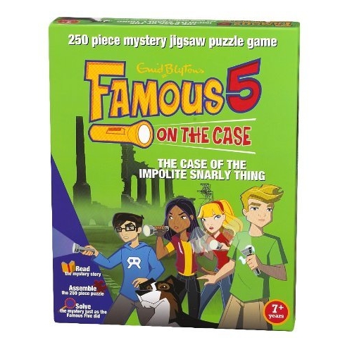 Famous 5 on The Case 'Impolite Snarly Thing' Mystery 250 Piece Jigsaw Puzzle Game