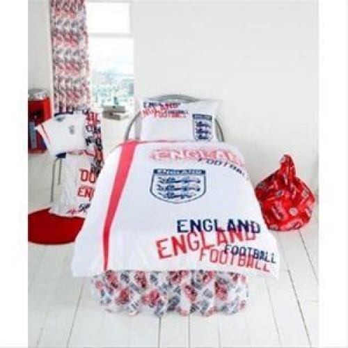England Graffiti Fc Football Panel Official Single Bed Duvet Quilt Cover Set