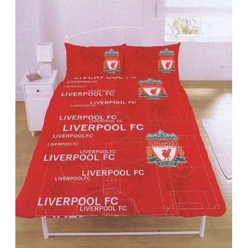 Liverpool Fc Football Rotary Official Double Bed Duvet Quilt Cover